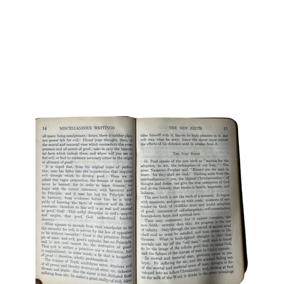 Antique Miscellaneous Writings 1883-1896 By Mary Baker Eddy Hardcover Book - Picture 10 of 16